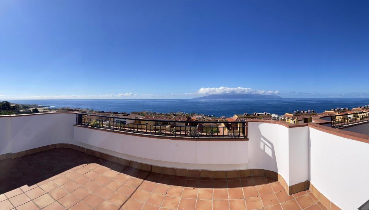 Апартаменты Amazing Duplex With Large Terrace And Sea Views Пуэрто-де-Сантьяго Экстерьер фото